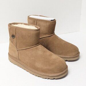 UGG Girls Jona Winter Boots, Chestnut Suede, Big Kids 6